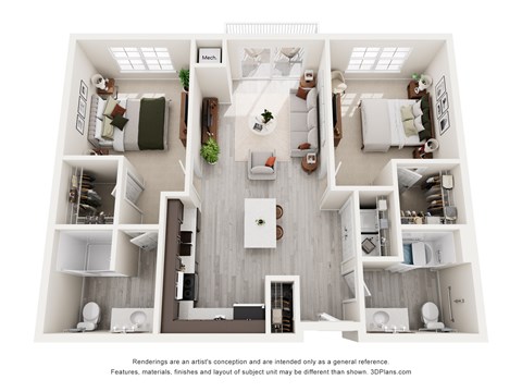 Outrider- 2 bed 2 bath